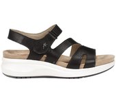SANDALIA MUJER PIEL TIRAS VELCRO FLUCHOS 1478