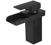 Grifo de Baño en Cascada Negro Mate