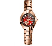 Smartwatches Reloj de mujer, reloj analógico de acero inoxidable de pulsera pequeña, reloj de cuarzo de lujo informal, resistente al agua, con fecha de día para mujer