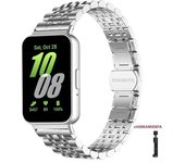 Stainless Steel Strap For Samsung Galaxy Fit 3 Metal Bracelet Luxury Bussiness Band For Samsung Galaxy Fit3 SM-R390 Accessories