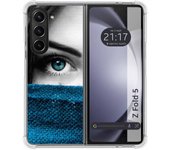Funda Silicona para Samsung Galaxy Z Fold 5 5G diseño Ojo Dibujos