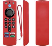 Silicone TV Remote Control Case Fit for Amazon ALEXA Voice Fire TV Stick 4K 3rd Generation Shockproof Anti-Slip Protector Cover