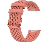 Breathable Rubber Strap For Fitbit Charge 5 6 Band Replacement watchband For Fit bit Charge5 6 Smart Watch Soft Wristband