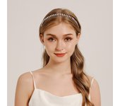 Fashion Good Quality Zirconia Zircon Wedding Bride Headband Handmade Bridal Party Hairband Daily Headpiece for Women Headdresses