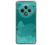 Tumundosmartphone Funda Silicona Antigolpes para Oppo Reno 12F 4G / 12 F 5G diseño Acuarela 06 Dibujos