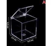 Transparent Acrylic Candy Box Birthday Wedding Chocolate Candy Cube Boxs Decor