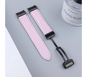 No Gaps Leather Band for Samsuang Galaxy Watch 6 5 4 /5pro 40 44mm Magnetic Buckle Strap for Galaxy Watch 6 4 Classic 43mm 47mm