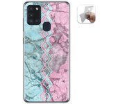 Tumundosmartphone Funda Gel Tpu para Samsung Galaxy A21s diseño Mármol 08 Dibujos