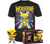 Funko - Set Figura Pop & Tee Marvel Wolverine Black Light - Funko Pop Coleccionable De Edición Limitada - Funko Pop Diseño Detallado Y Realista - Funko Pop Ideal Para Regalo - Funko Pop Gran Variedad De Personajes