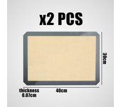 OstarkDom 100 piezas de papel para freidora de aire de  6L,  forros desechables antiadherentes, Tapete de Silicona Rectangular Antiadherente Resistente al Calor para Repostería tapetes cuadrados prueba de aceite para freidoras, hornos de cocina y horneado
