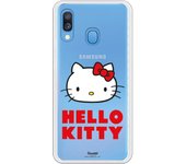 Funda original compatible con Samsung Galaxy A20E - Hello Kitty Logo