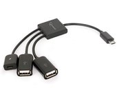 Cable Adaptador Gembird OTG-2 USB para Conectividad Rápida