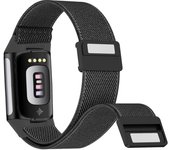 Magnetic Loop for Fitbit Charge 6 Bands Nylon Adjustable Replacement Wristbands for Fitbit Charge 5 Smart Watch Straps