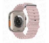Ocean silicone strap for Apple Watch Ultra2 49mm 45mm 40mm 44mm 41mm sport bracelet for apple watch bands serie 9 8 7 6 5 4 3 SE