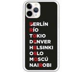 Funda compatible con iPhone 11 Pro - Profesor Rojo Fondo Negro