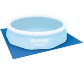 Bestway Cubierta de Suelo para Piscina Flowclear Casa Hogar Jardín Dimensiones 335 x 335 cm, 396 x 396 cm, 488 x 488 cm