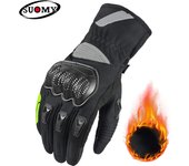 Suomy Women Winter Warm Motorcycle Gloves Lady Girls New Pink 100% Waterproof Guantes Moto Luvas Touch Screen Motocross Glove