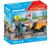 Playmobil Action Heroes Obrero Plamobil ciudad edificios PLAYMOBIL