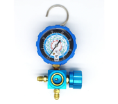 For R410A R22 R134a R404A Air Condition Gauge Refrigerants Manifold Gauge Manometer Valve 800psi/500psi with Visual Mirror