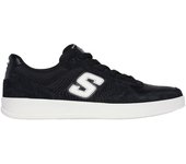 Skechers 210961_BLK Zapatillas deportivas para hombre negras en piel y textil 82338