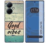Funda Silicona para Vivo V29 Lite 5G diseño Madera 01 Dibujos