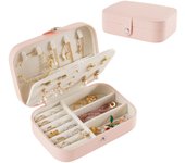 Caja de almacenamiento de joyas de viaje