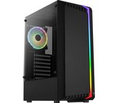 Aerocool Bionic V2 RGB Cristal Templado USB 3.0 Negro