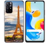 Funda Silicona para Xiaomi Redmi Note 11s 5G diseño Paris Dibujos