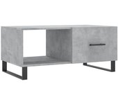 vidaXL Mesa de centro madera contrachapada 90x50x40 cm Blanco, Negro, Blanco brillante Mesita de Salón o Comedor o Auxiliar Mesa de Café Meuble Salón