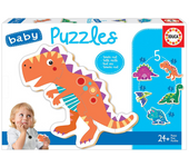 Puzzle Baby Dinosaurios contiene 5 Puzzles (Educa 18873)