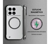 Magnetic Metal Painting Ultra Thin Frameless Phone Case For XIAOMI Poco X6 F6 F5 Pro F3 Wireless Charging Cases Cover