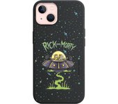 Carcasa para iPhone 13 Negro con un diseño de Rick y Morty Ufo