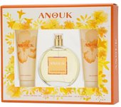Anouk - Set para Mujer con Agua de Tocador 100 ml + Locion Corporal 75 ml + Gel de Ducha 75 ml     【ROUA】