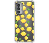 Funda Silicona Antigolpes para Motorola Edge 20 diseño Limones Dibujos