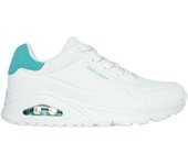 SKECHERS 177092 Zapatillas casual de mujer blanco y verde 524