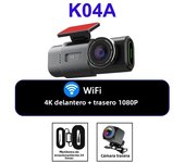 4K Car Dvr Dash Cam for Cars WIFI Rear View Camera Vehicle Dual Lens Video Recorder 24H Parking Monitor Black Box Car accessory