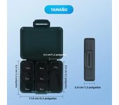 2Pcs 7 Days Pill Storage Box Mini Travel Portable Medicines Dispenser Box Multifunction Plastic Seven Compartment Sealer Box