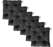 MORE FREE-Cojines para Silla，Cojin de Asiento Decorativo Funda de Poliéster y Relleno de Fibra Hueca 45x45x5cm,Ideal para Comedor, Terraza, Salón y Restaurante