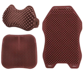 3-piece set of car cushions, car pillows, silicone car cushions, pressure reducing and comfortable neck protection headrests