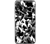Tumundosmartphone Funda Gel Tpu para Huawei Y7 2019 diseño Snow Camuflaje Dibujos
