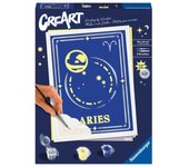 Kit para pintar con números ravensburger creart serie trend d zodiac: aries