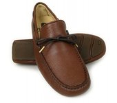 Mocasines con lazo de verano de piel para hombre - Zerimar.