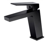 Imex Art BDAR025-1NG grifo monomando moderno para lavabo de latón negro mate