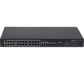 (DH-PFS4226-24ET-360-V3) DAHUA SWITCH L2 HI-POE 2.0 GESTIONABLE 24 PUERTOS 10/100 + 2 UPLINK COMBO GIGABIT/SFP