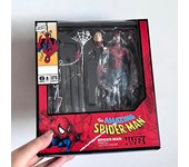 Mafex 075 Avengers Spiderman Action Figure Symbiotic Body Comic Version MAF 143 The Amazing Spider Man Pvc Model Toys Gifts