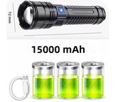 Tactical Flashlight Long Range Very Powerful Torch Work Light Rechargeable Powerful Rechargeable Led Flashlights High Power Lamp