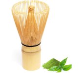 Batidor de Matcha, batidor tradicional de Bambú natural con 48 Varillas de Matcha