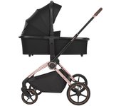 Carrito para bebé 2en1 "Kara" Kikkaboo con capazo y diseño elegante - Comodidad y estilo desde el nacimiento hasta los 22 kg - Prams