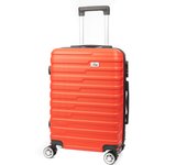 DAM Maleta de cabina Trolley en material ligero de ABS de alta resistencia. Cerradura numérica y 4 ruedas dobles extraíbles y giratorias 360°. 37x24x56Cm