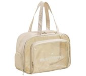 Bolsa de viaje transparente, bolsa de artículos de tocador, bolsa de lona para deportes, fitness, yoga, natación, fin de semana, bolsa de playa para pasar la noche es el mejor regalo de Navidad para familiares y amigos.